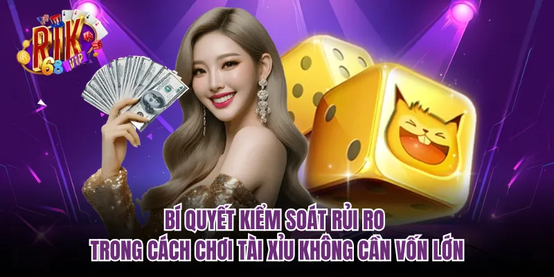 Bí quyết kiểm soát rủi ro trong cách chơi tài xỉu không cần vốn lớn